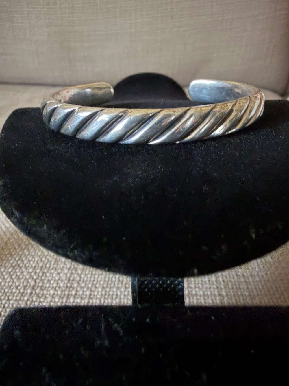 David Yurman cuff in sterling silver